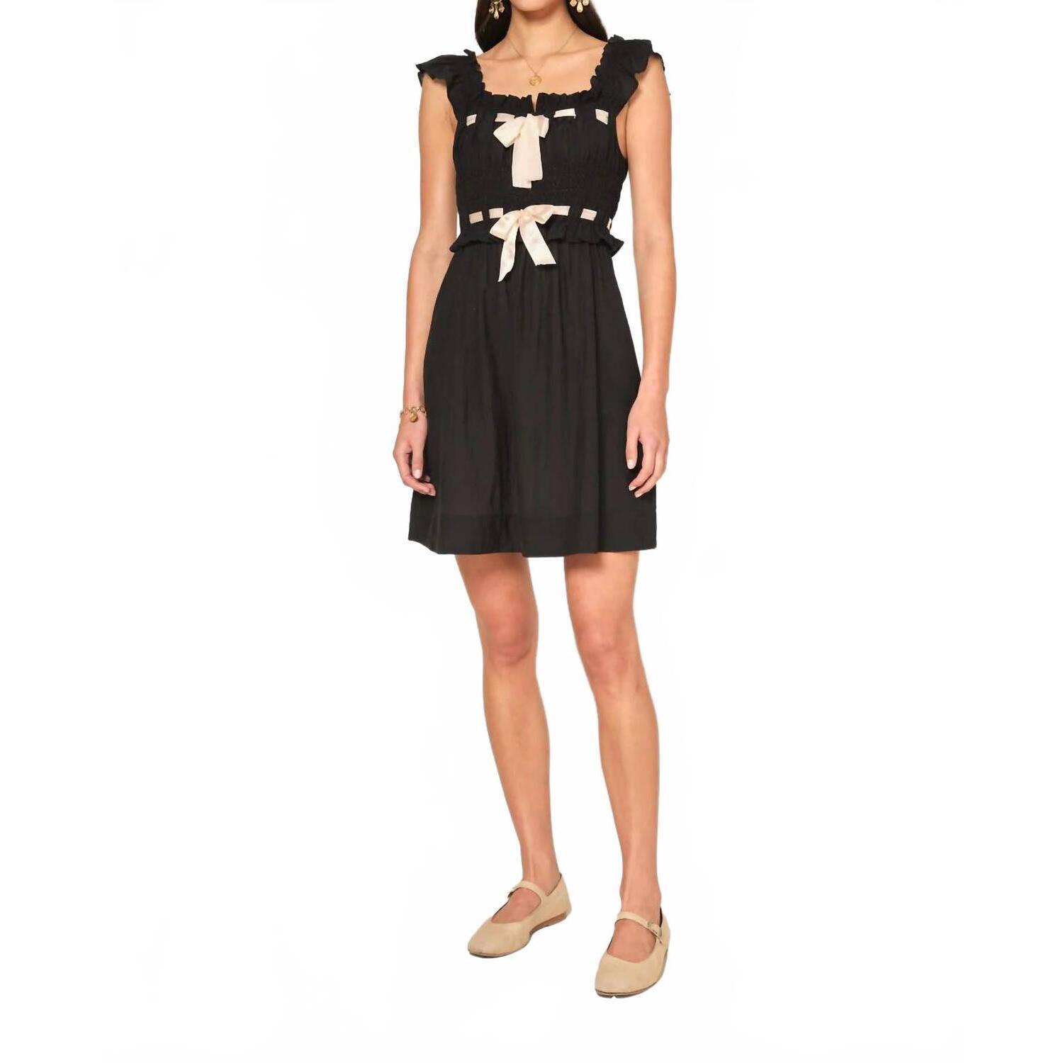 New Rixo Devin Dress In Black